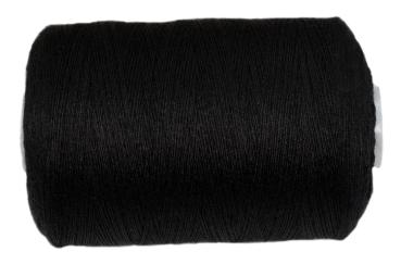 Polyester sewing thread in black 1000 m 1093,61 yard 40/2